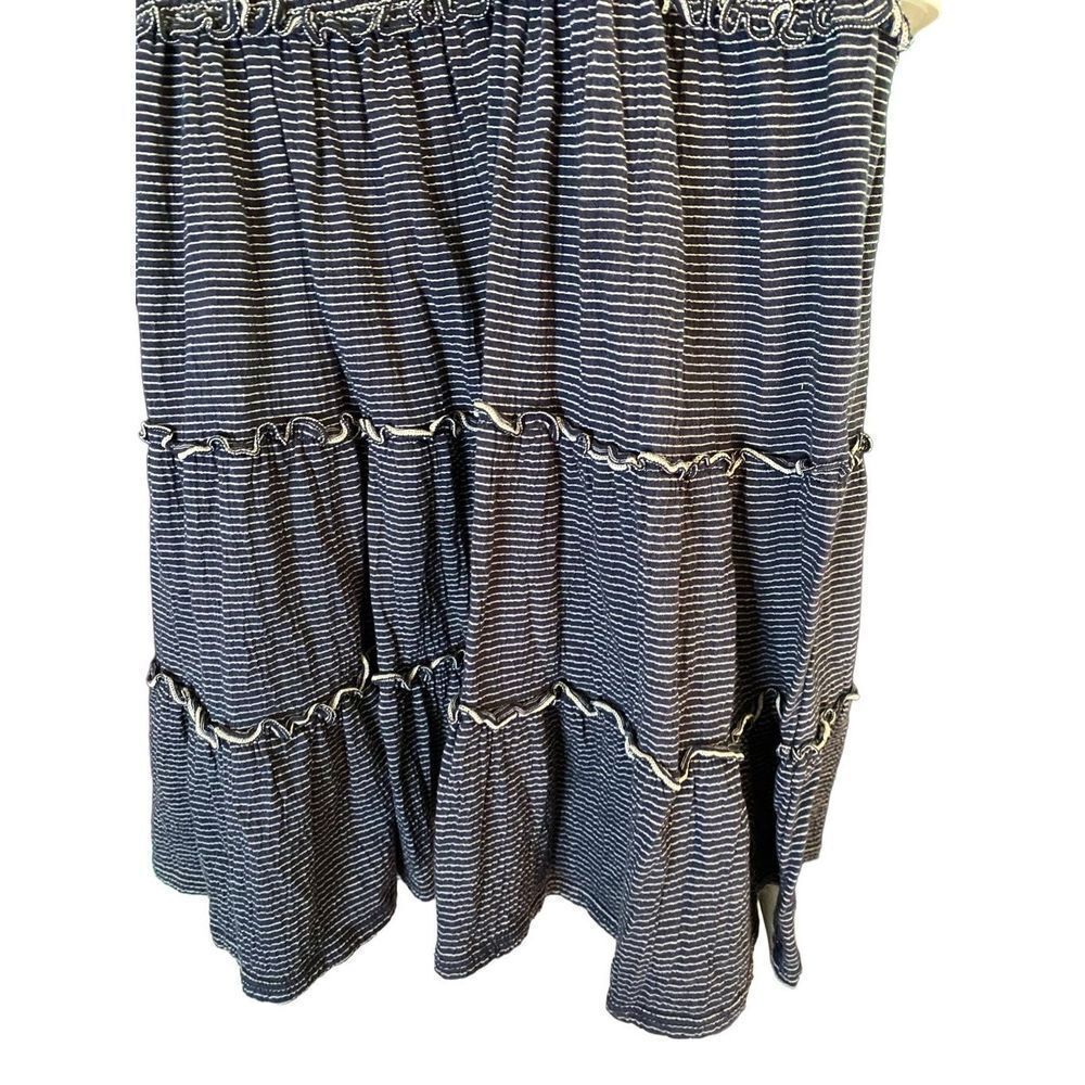 Max studio, women’s sleeveless stretch, short smocked dress - Picture 7 of 10